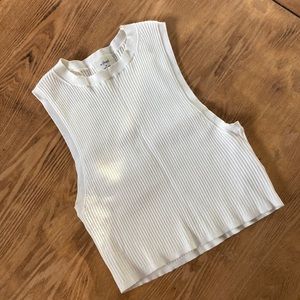 Wilfred Ribbed Cropped Tank